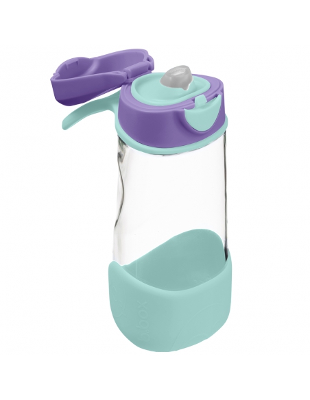 Butelka sportowa tritanowa na wodę bidon z ustnikiem b.box 450ml Lilac Pop