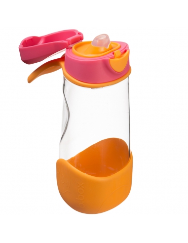 Butelka sportowa tritanowa na wodę bidon z ustnikiem b.box 450ml Strawberry Shake