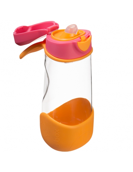 Butelka sportowa tritanowa na wodę bidon z ustnikiem b.box 450ml Strawberry Shake