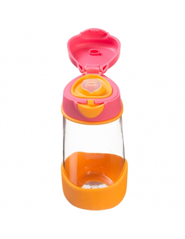 Butelka sportowa tritanowa na wodę bidon z ustnikiem b.box 450ml Strawberry Shake