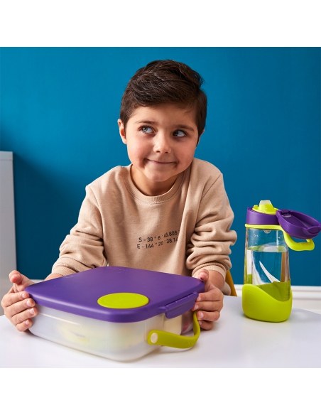 Butelka sportowa tritanowa na wodę bidon z ustnikiem b.box 450ml Blue Slate