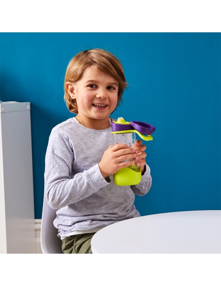 Butelka sportowa tritanowa na wodę bidon z ustnikiem b.box 450ml Blue Slate