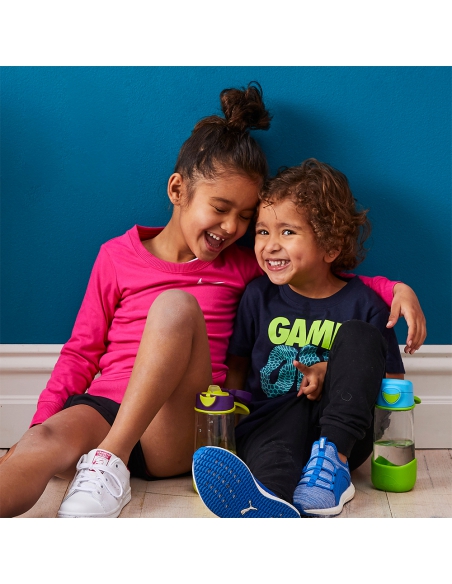 Butelka sportowa tritanowa na wodę bidon z ustnikiem b.box 450ml Blue Slate