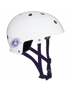 Kask K2 Jr Varsity White/Purple Mat