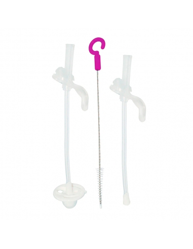 Słomki zapasowe i szczoteczka do bidonu b.box (2 szt.)