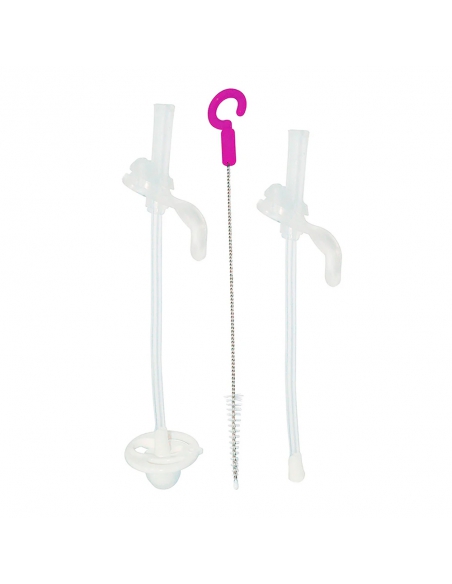 Słomki zapasowe i szczoteczka do bidonu b.box (2 szt.)