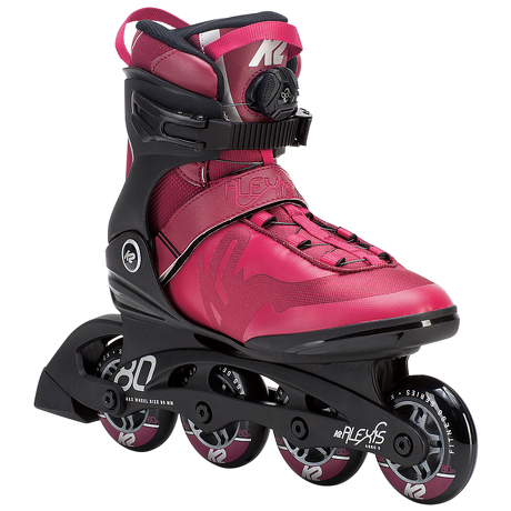 Rolki damskie K2 Alexis 80 BOA Black/Pink