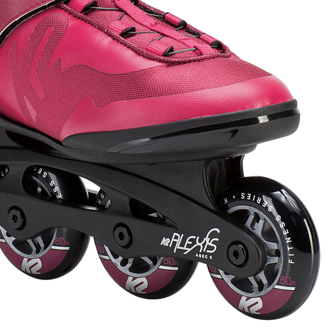 Rolki damskie K2 Alexis 80 BOA Black/Pink