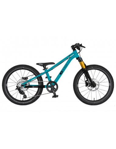 Rower dziecięcy KUbikes 20S MTB DISC Turquoise turkusowy