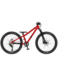 Rower dziecięcy KUbikes 24S MTB DISC Red czerwony