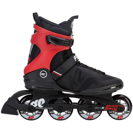 Rolki męskie K2 F.I.T. 80 PRO Black/Red
