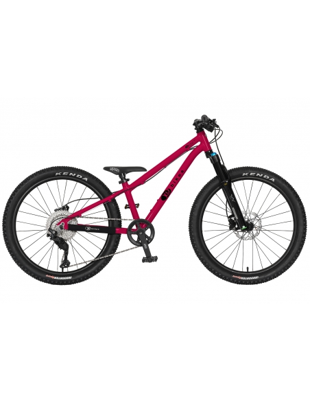 Rower dziecięcy KUbikes 24S MTB DISC Pink różowy