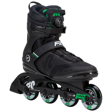 Rolki męskie K2 F.I.T. 80 BOA Black/Green