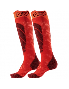 Skarpety narciarskie dziecięce Sidas Ski Merino Junior Red/Orange