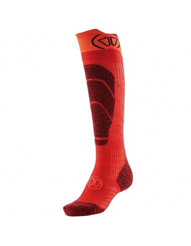 Skarpety narciarskie dziecięce Sidas Ski Merino Junior Red/Orange