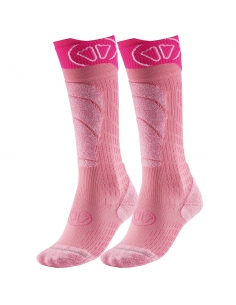 Skarpety narciarskie dziecięce Sidas Ski Merino Junior Pink/Purple