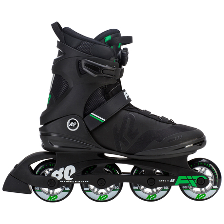 Rolki męskie K2 F.I.T. 80 BOA Black/Green