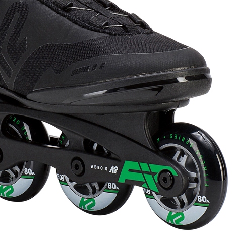 Rolki męskie K2 F.I.T. 80 BOA Black/Green