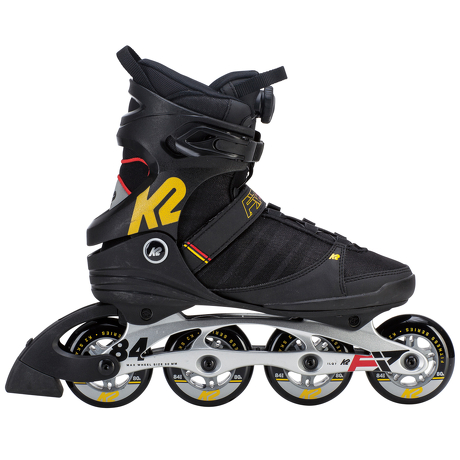 Rolki męskie K2 F.I.T. 84 BOA Black/Yellow/Red