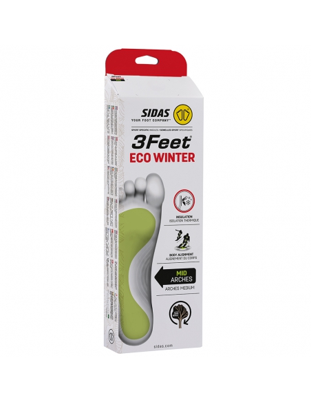 Wkładki do butów narciarskich Sidas 3Feet Eco Winter Mid