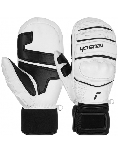 Rękawice narciarskie Reusch World Champ (jednopalczaste) White/Black