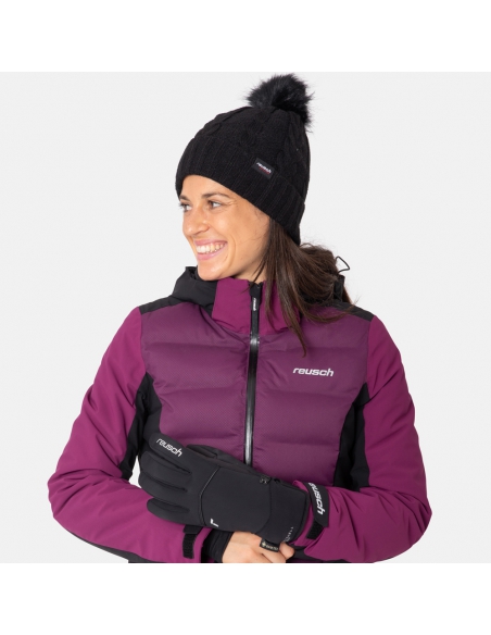 Czapka z pomponem Reusch Eve Violet