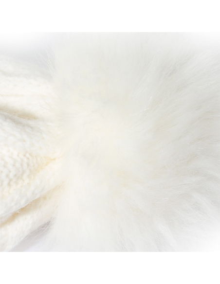 Czapka z pomponem Reusch Eve White