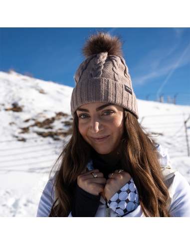 Czapka z pomponem Reusch Eve White