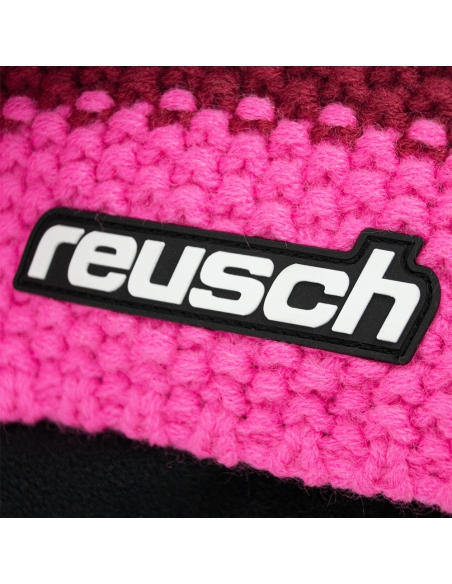 Czapka z pomponem Reusch Enzo Green Gecko/Atomic Blue