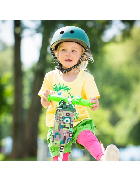 Pokrowiec Micro na butelkę bidon Word Green zielony khaki (zapinany na hulajnogę)