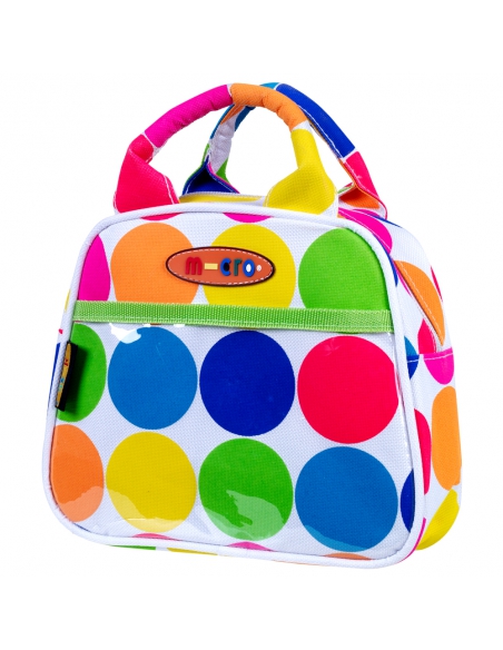 Torebka Micro na hulajnogę Neonowe Kropy Neon Dots (zapinana na hulajnogę)