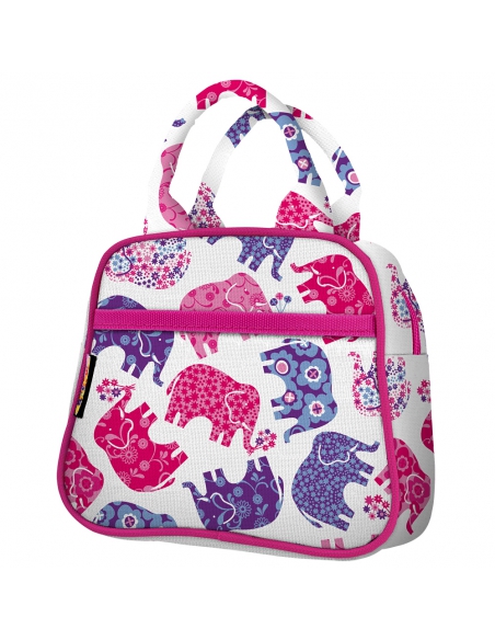 Torebka Micro na hulajnogę Różowe Słonie Elephants (zapinana na hulajnogę)