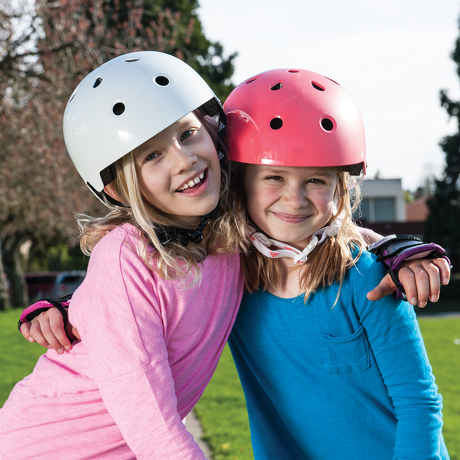 Kask K2 Jr Varsity White/Purple Mat