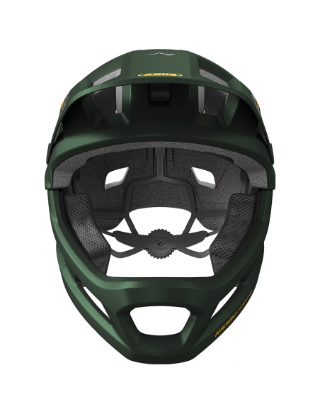 Kask rowerowy full face Abus YouDrop FF Moss Green (odpinana garda)