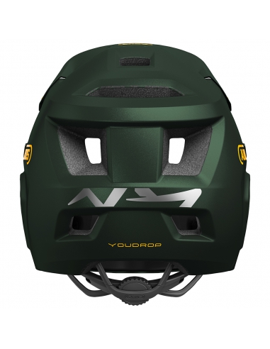 Kask rowerowy full face Abus YouDrop FF Moss Green (odpinana garda)