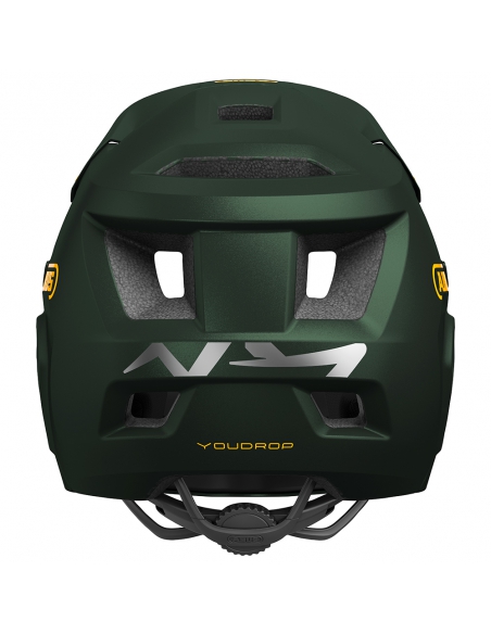 Kask rowerowy full face Abus YouDrop FF Moss Green (odpinana garda)