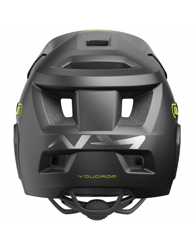 Kask rowerowy full face Abus YouDrop FF Velvet Black (odpinana garda)