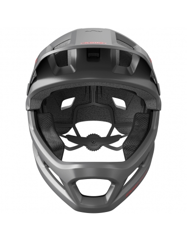 Kask rowerowy full face Abus YouDrop FF Ti Silver (odpinana garda)