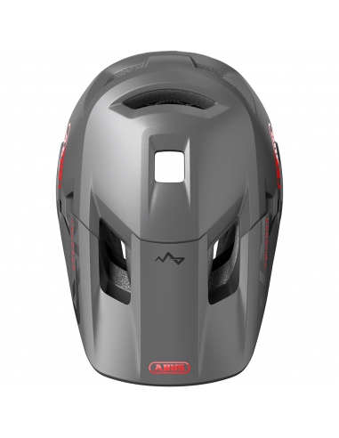 Kask rowerowy full face Abus YouDrop FF Ti Silver (odpinana garda)