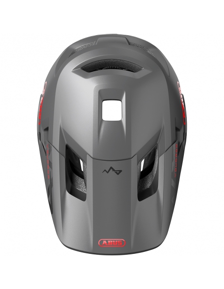 Kask rowerowy full face Abus YouDrop FF Ti Silver (odpinana garda)