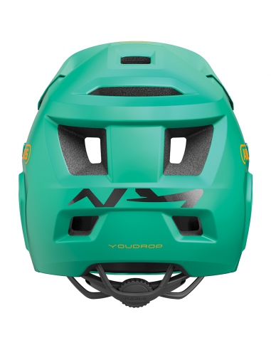 Kask rowerowy full face Abus YouDrop FF Sage Green (odpinana garda)