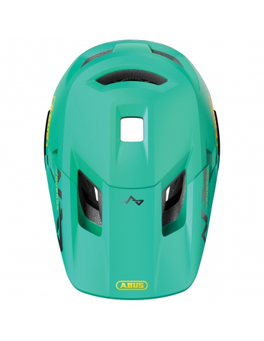 Kask rowerowy full face Abus YouDrop FF Sage Green (odpinana garda)