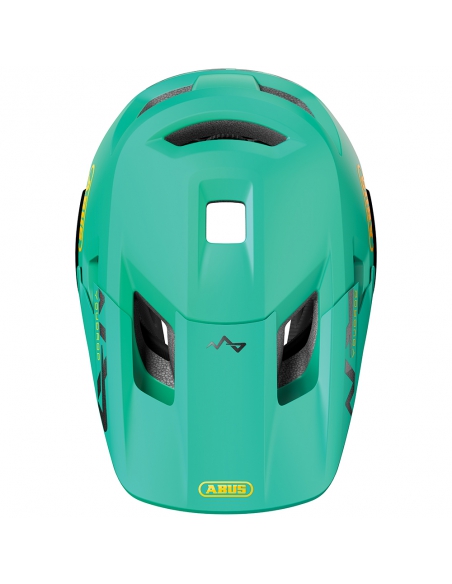 Kask rowerowy full face Abus YouDrop FF Sage Green (odpinana garda)