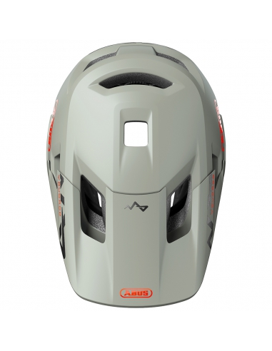 Kask rowerowy full face Abus YouDrop FF Chalk Grey (odpinana garda)