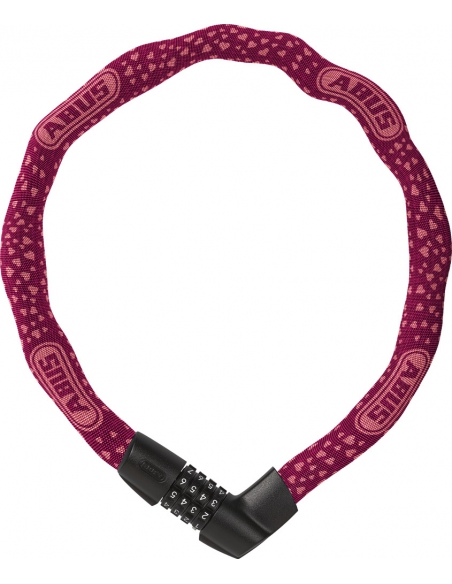 Zapięcie rowerowe ABUS Tresor 1385/75 Cherry Hearts