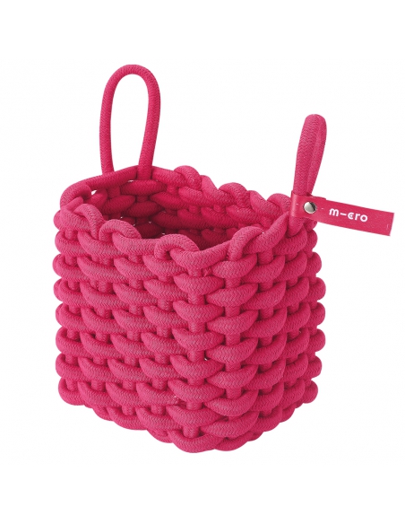 Koszyk na kierownicę hulajnogi lub rowerka Micro Soft Basket Rosa