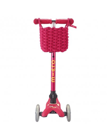 Koszyk na kierownicę hulajnogi lub rowerka Micro Soft Basket Rosa