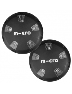 Świecące nakładki na kółka hulajnóg Micro Wizzers LED Black