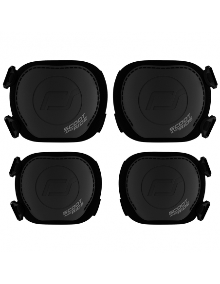 Ochraniacze dziecięce (na kolana i łokcie) Scoot&Ride Black