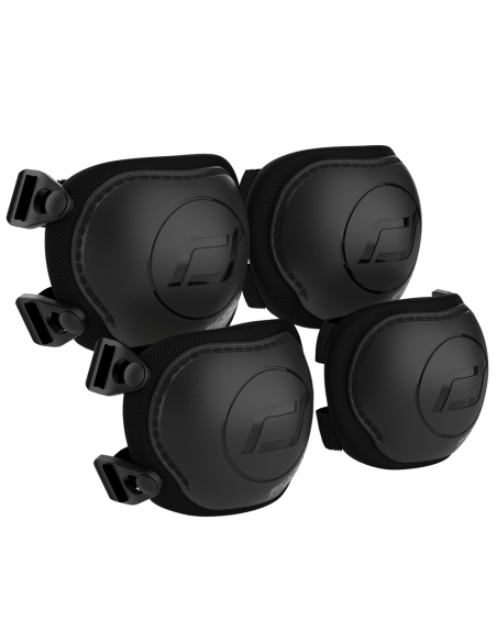 Ochraniacze dziecięce (na kolana i łokcie) Scoot&Ride Black